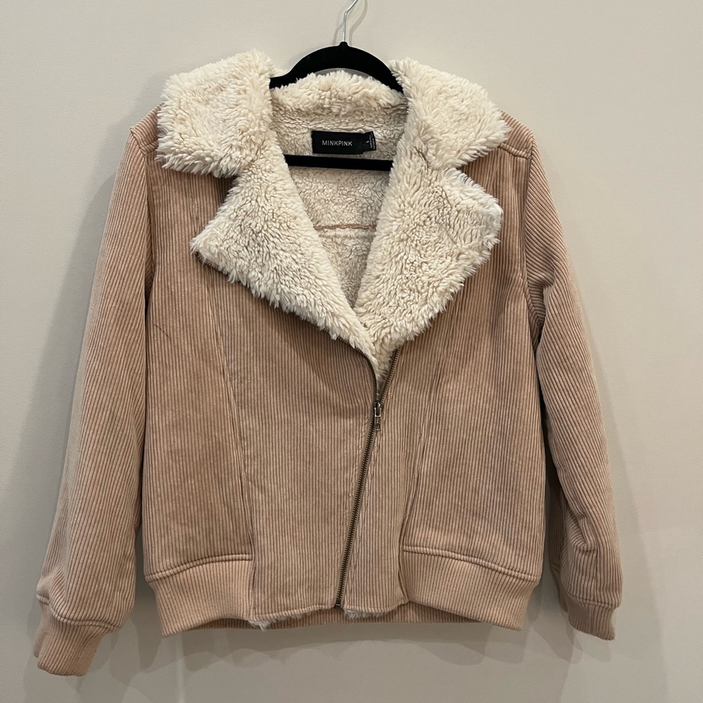 Mink pink furr Moro jacket